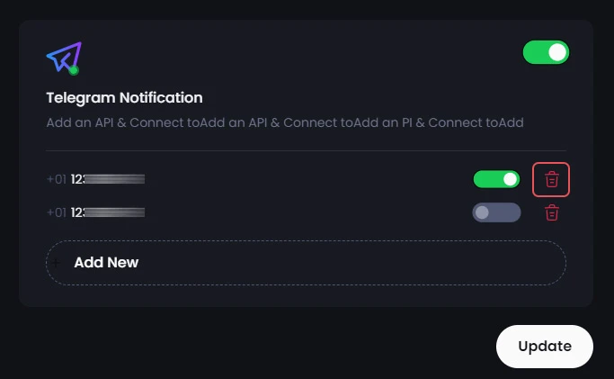 telegram notification