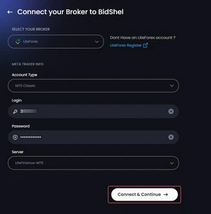 broker account info form