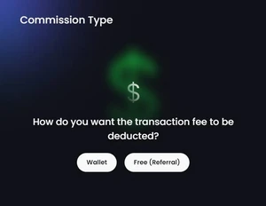 select transaction fee type