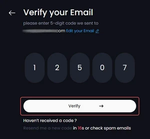 verify email