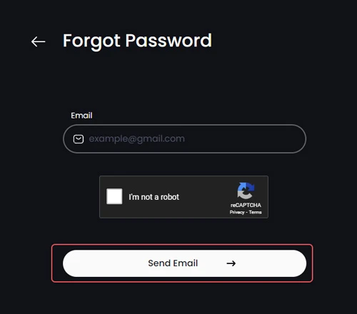 forgot password